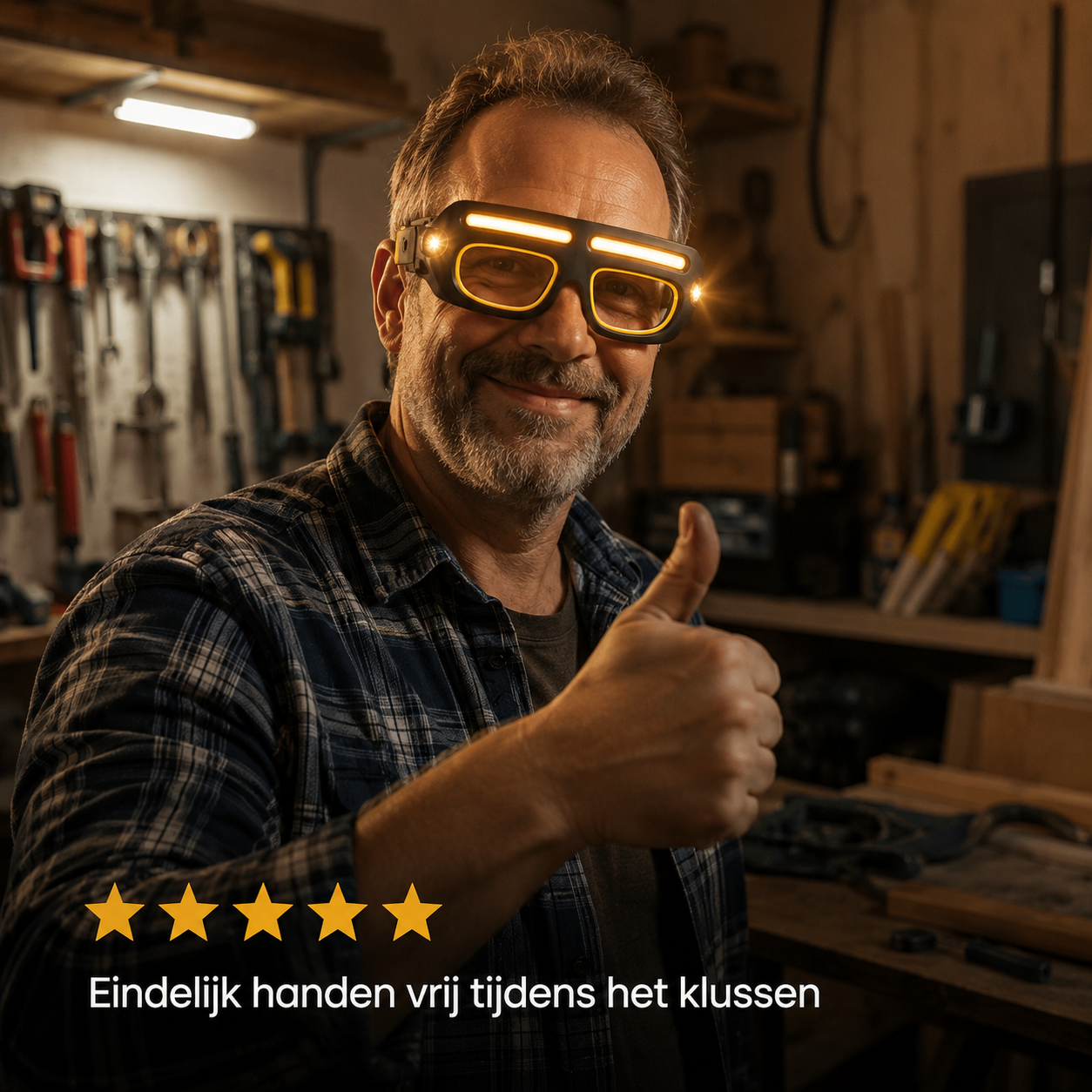 Eindelijk handen vrij tijdens het klussen