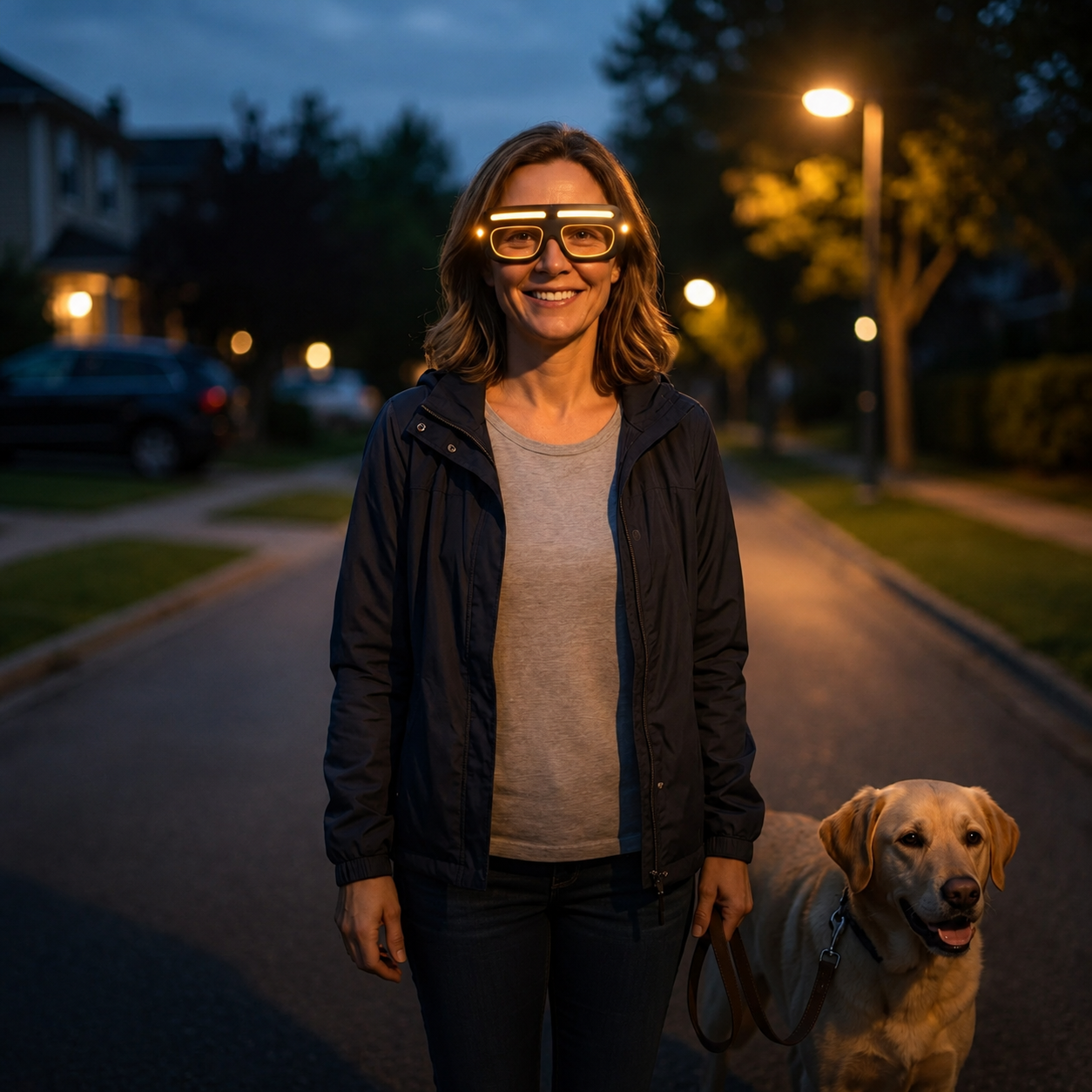 Eindelijk niet meer bang in het donker met de hond