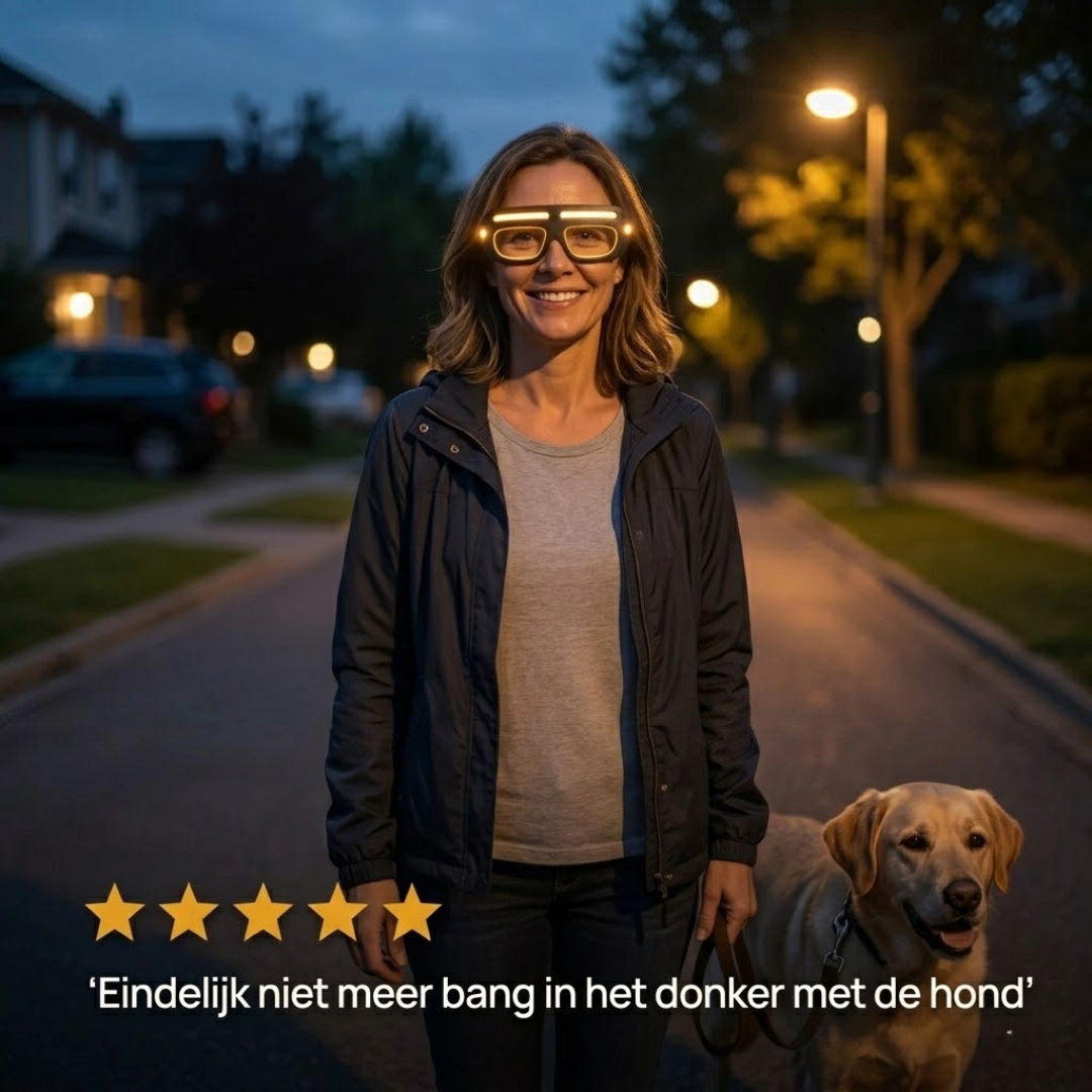 Eindelijk niet meer bang in het donker met de hond